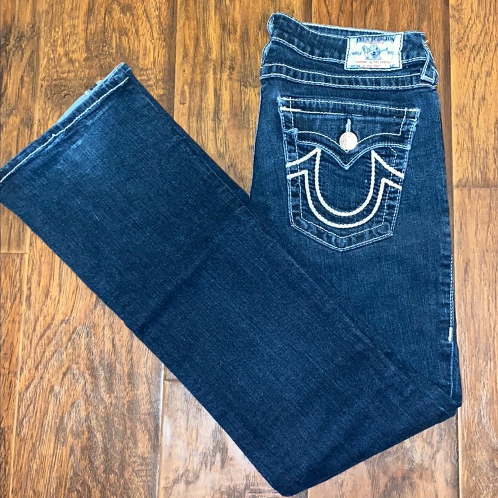 True Religion High Rise Boot Cut Jeans
